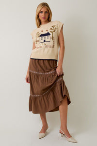 Midland Journey Tiered Skirt
