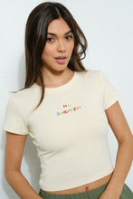 Load image into Gallery viewer, Hi Beautiful Beaded Tee
