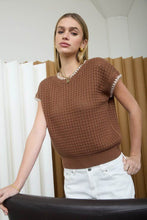 Load image into Gallery viewer, Don’t Doubt It Brown Knit Top
