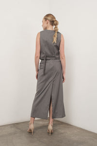 Lumine Tailored Set in Grey