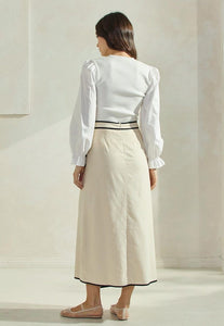Simply Femme Wrap Skirt