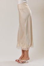 Load image into Gallery viewer, Oh So Nice Silk x Lace Skirt
