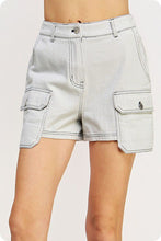 Load image into Gallery viewer, Urban Flair Grey Cargo Short
