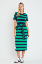 Load image into Gallery viewer, Stop &amp; Stare Striped Midi Dress
