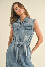 Load image into Gallery viewer, Blue Jean Babe Midi Dress
