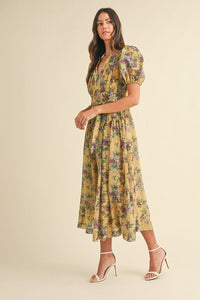 Joyful Bloom Midi Dress