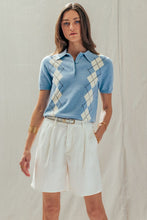 Load image into Gallery viewer, That Preppy Feeling Argyle Polo

