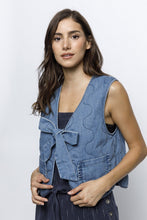 Load image into Gallery viewer, Head In The Clouds Denim Vest
