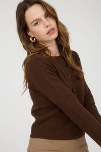 Elevated Essentials - Keep It Simple Brown Cardi