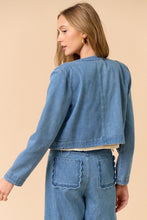 Load image into Gallery viewer, Best One Yet Scallop Denim Set

