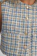 Load image into Gallery viewer, Tweed &amp; Chic Vest
