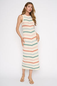 Between Now and Then Crochet Dress