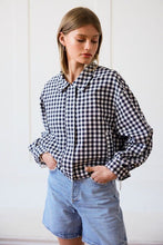 Load image into Gallery viewer, City Stroll Gingham Windbreaker
