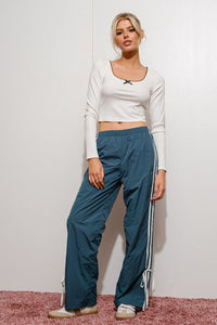 Sporty Coquette Track Pants