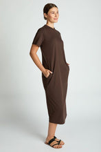 Load image into Gallery viewer, Simplicity Always Tee Dress in Brown
