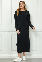 Load image into Gallery viewer, JetSetter Dress Set in Black
