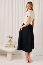 Load image into Gallery viewer, Gather Around Mixed Media Dress
