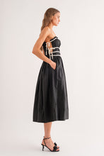 Load image into Gallery viewer, Lena Midi Dress in Black
