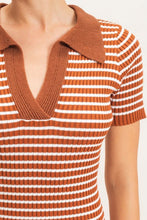 Load image into Gallery viewer, The Feeling is Mutual Knit Dress in Cognac
