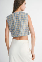 Load image into Gallery viewer, Tweed &amp; Chic Vest
