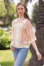Load image into Gallery viewer, Hidden Treasure Crochet Top
