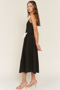 Flirty Affair Bow Midi Dress