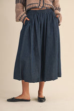 Load image into Gallery viewer, Sweet on You Bubble Denim Skirt
