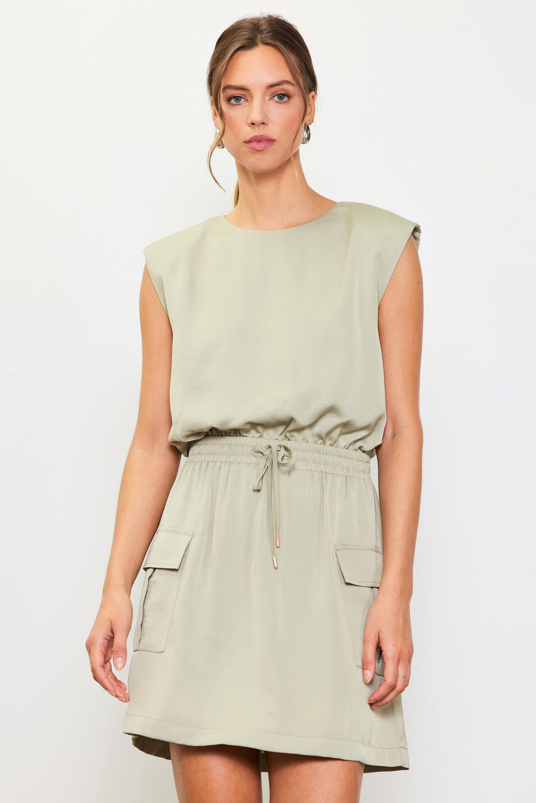 World View Cargo Dress in Sage