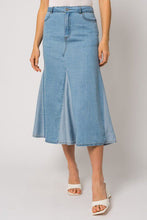 Load image into Gallery viewer, Blue Without You Denim Skirt
