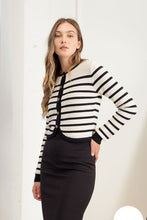 Load image into Gallery viewer, Elevated Essentials Striped Classy Cardigan
