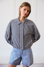 Load image into Gallery viewer, City Stroll Gingham Windbreaker
