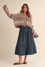 Load image into Gallery viewer, Sweet on You Bubble Denim Skirt
