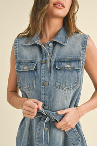 Blue Jean Babe Midi Dress