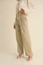 Load image into Gallery viewer, In Charge Pleated Taupe Trousers
