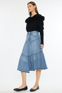 Let It Flow Denim Skirt