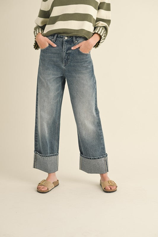 Dame Cuffed Jeans