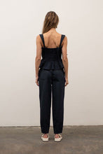 Load image into Gallery viewer, Moving Forward Navy Belted Pants
