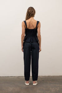 Moving Forward Navy Belted Pants