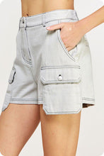 Load image into Gallery viewer, Urban Flair Grey Cargo Short
