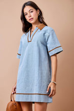 Load image into Gallery viewer, Winning Combo Denim Mix Dress
