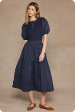 Load image into Gallery viewer, Hold On To This Navy Mixed Dress -17/10
