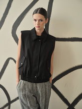 Load image into Gallery viewer, Harper Vest in Black
