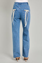 Load image into Gallery viewer, Hopelessly Devoted Bow Jeans
