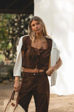 Load image into Gallery viewer, Got That Fall Feeling Bow Top
