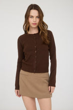 Load image into Gallery viewer, Elevated Essentials - Keep It Simple Brown Cardi
