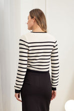 Load image into Gallery viewer, Elevated Essentials Striped Classy Cardigan
