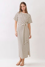 Load image into Gallery viewer, On Your Side Stripe Midi Dress
