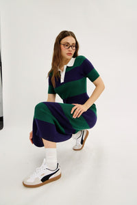 Always First Knit Polo Dress