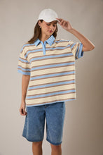 Load image into Gallery viewer, A Step Ahead Striped Polo
