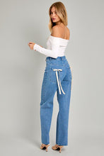 Load image into Gallery viewer, Hopelessly Devoted Bow Jeans
